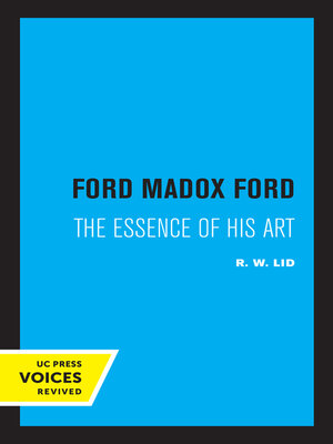 cover image of Ford Madox Ford